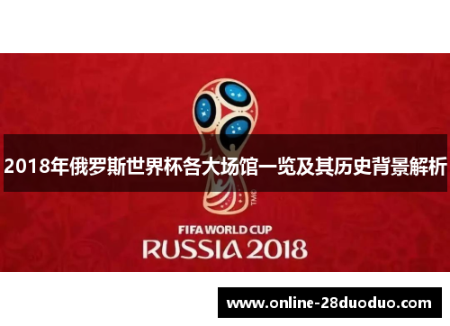 2018年俄罗斯世界杯各大场馆一览及其历史背景解析